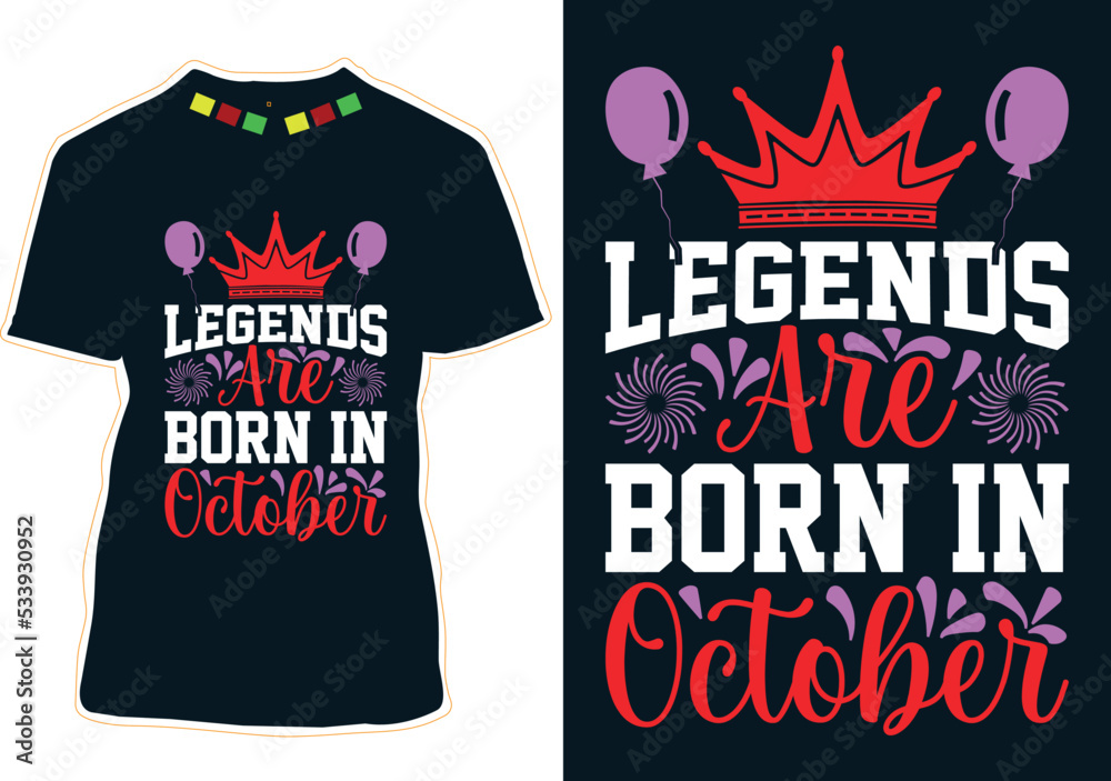 Happy Birthday T-shirt Design vector Happy Birthday T-shirt Design vector