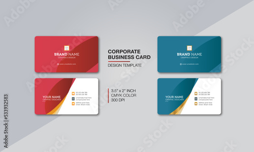 Modern professional business card