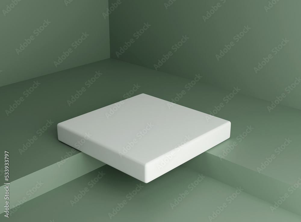 Empty cylinder podium on minimal background. Abstract minimal scene with geometrical forms. Design for product presentation. 3D rendering. Empty cylinder podium on minimal background. Abstract minimal scene with geometrical forms. Design for product presentation. 3D rendering.