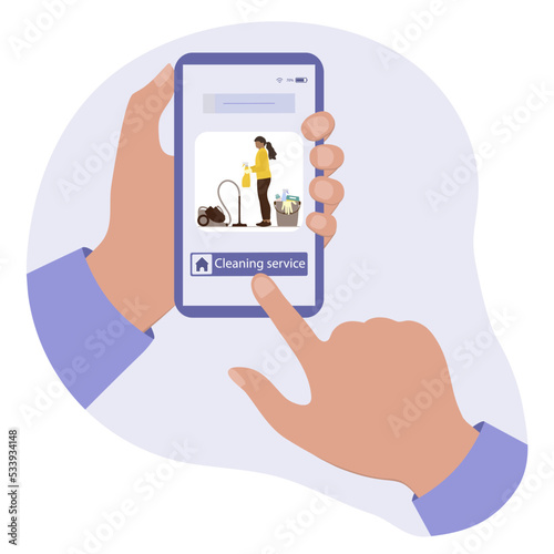 Make order Cleaning service Household Cell phone