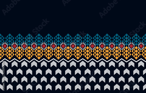 Geometric ethnic pattern seamless. ethnic seamless pattern. Design for cloth business, curtain, background, carpet, wallpaper, clothing, wrapping, Batik, fabric,Vector illustration.