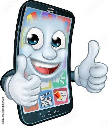 Mobile Phone Thumbs Up Cart...