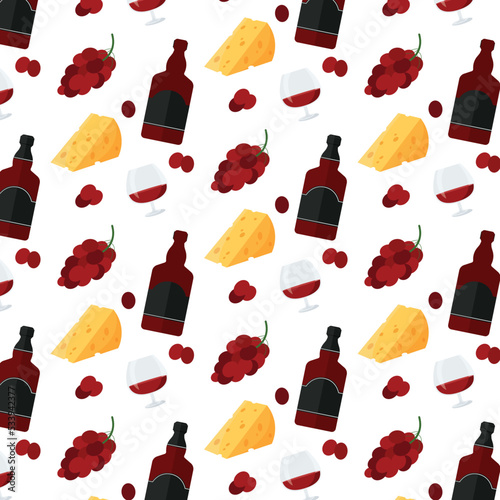 Brandy degustation composition pattern