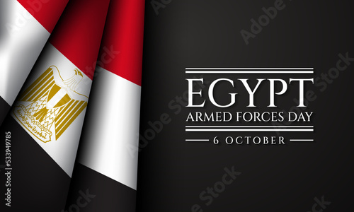 Egypt Armed Forces Day Background.