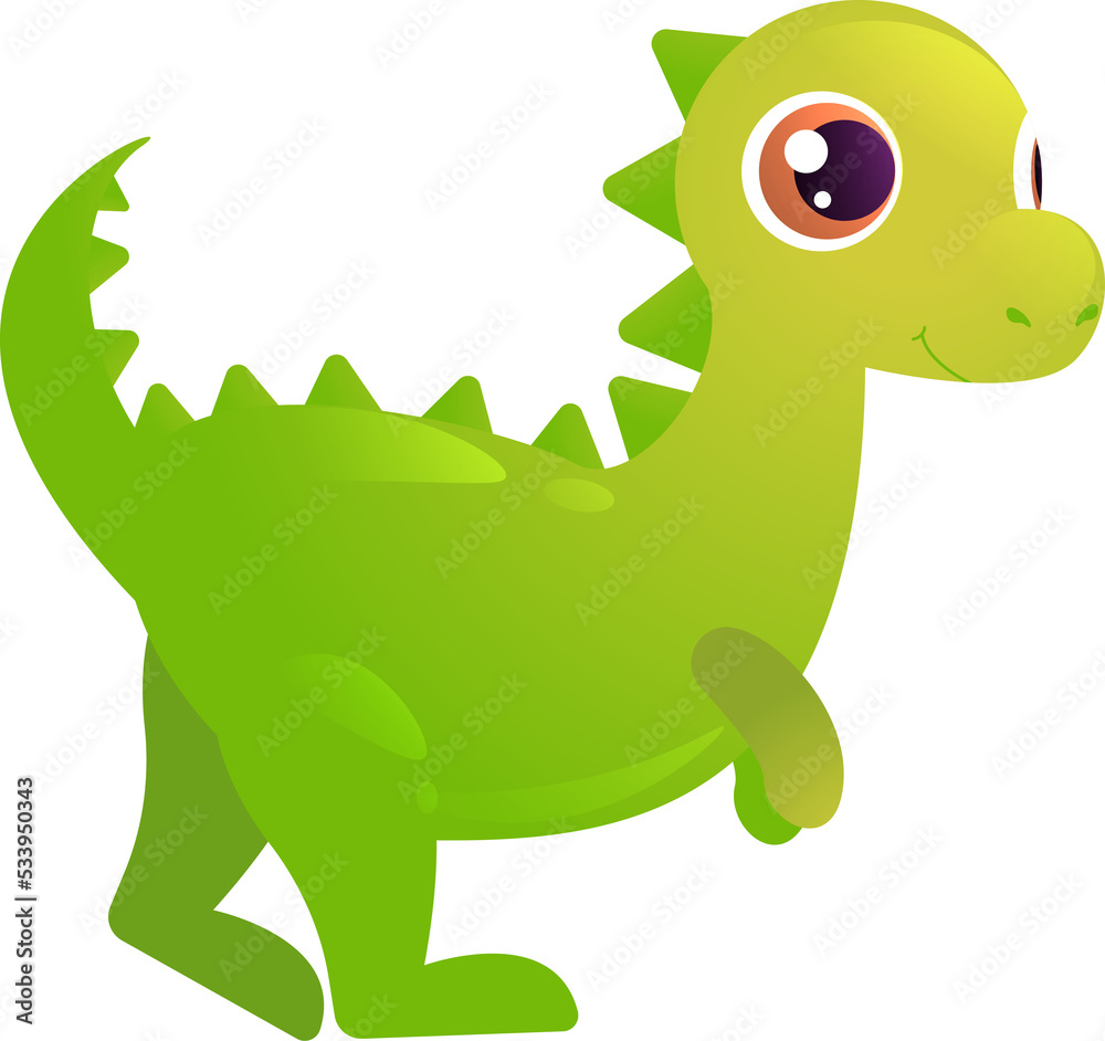 Fototapeta premium dragon flat cartoon