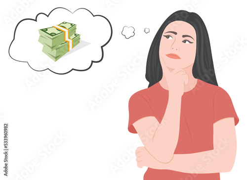 young women contemplating ways to earn money