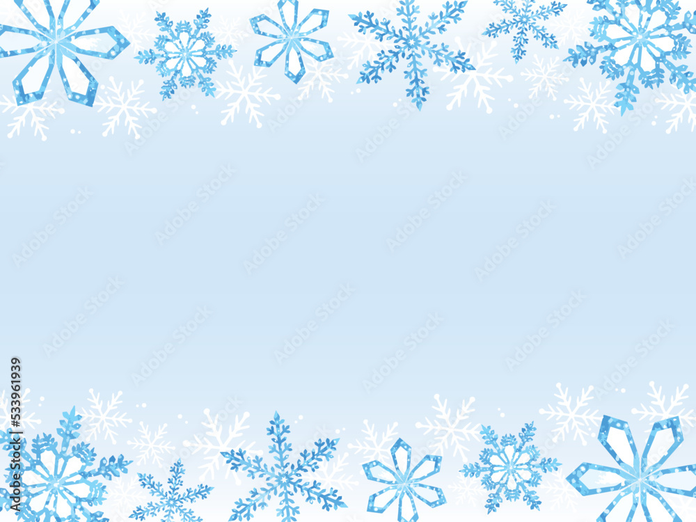 Snowflake Winter Frame