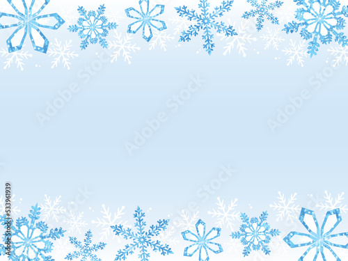 Snowflake Winter Frame