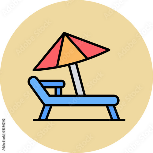 Beach Chair Icon