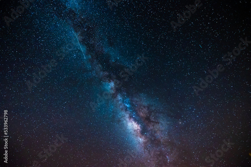 A vibrant shot of the Milky Way in West Texas.