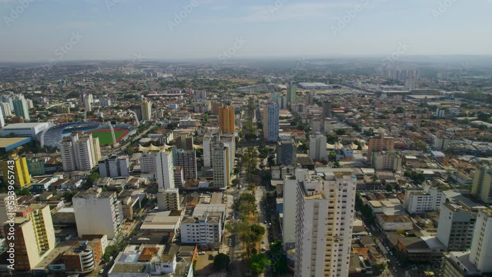 Aerial view of the city of Goiania, capital of Goiás Aerial view of the city of Goiania, capital of Goiás