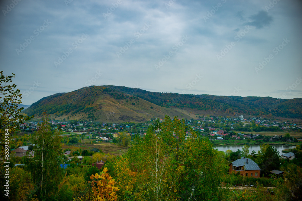 The village of Shiryaevo on an autumn rainy day!