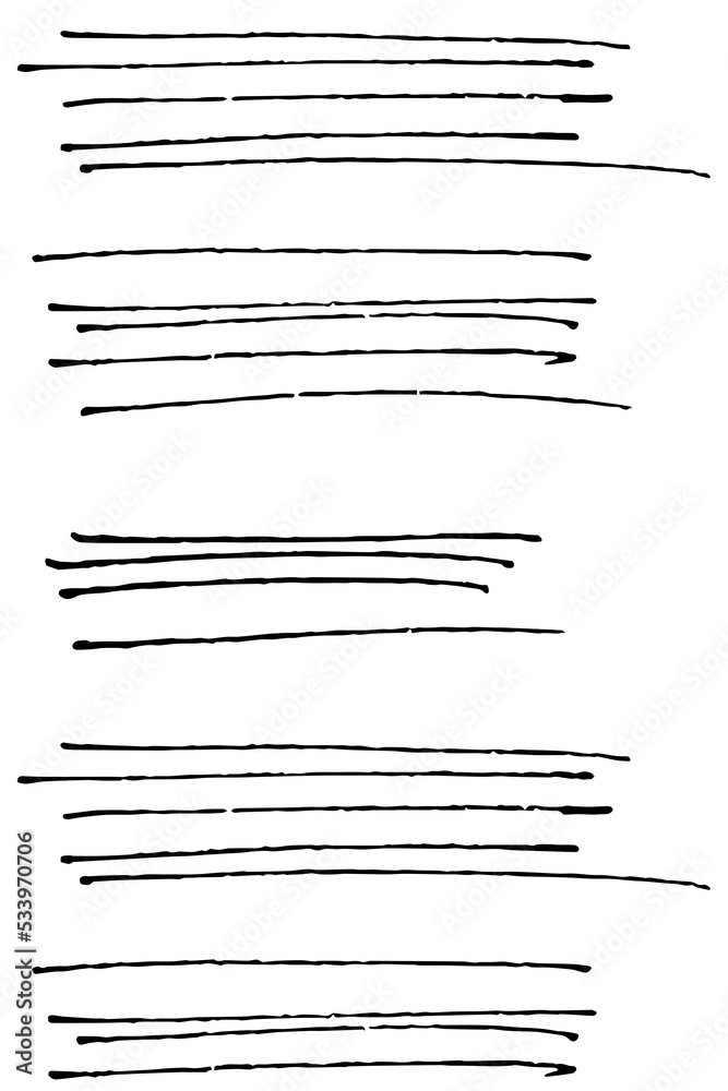 Striche, Linien handgezeichnet, Overlay Striche, Linien handgezeichnet, Overlay