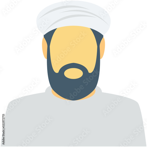 Tableau sur toile Qari Colored Vector Icon