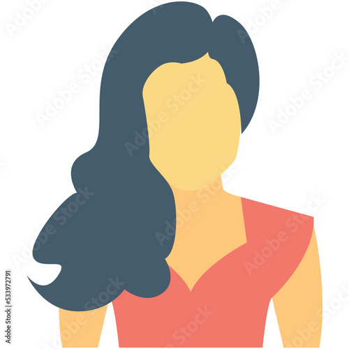 Secretary Colored Vector Icon