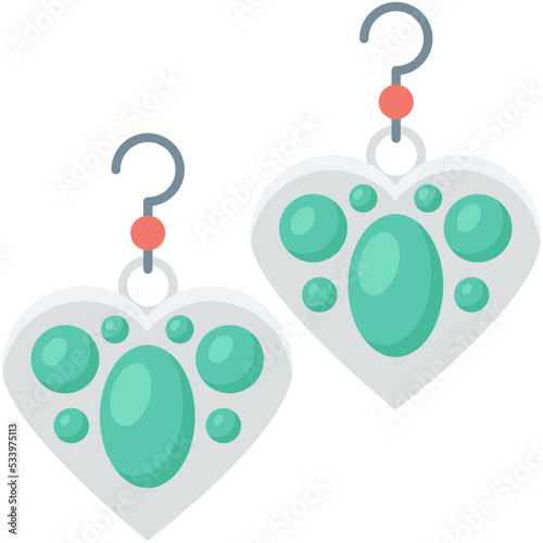 Earring Vector Icon