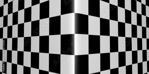 Chess abstract background. 3D render.