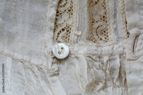 Фотография Antique lace family heirloom christening gown - 1930