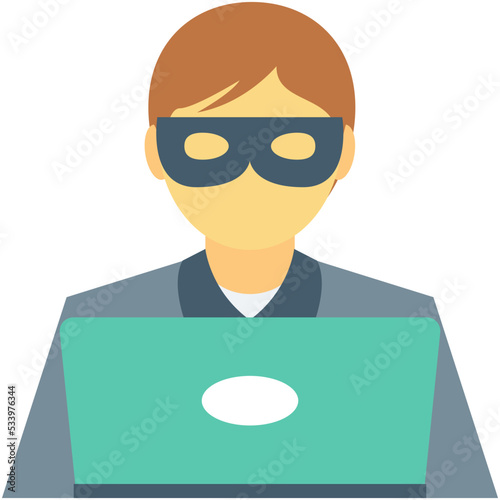 Hacker Vector Icon