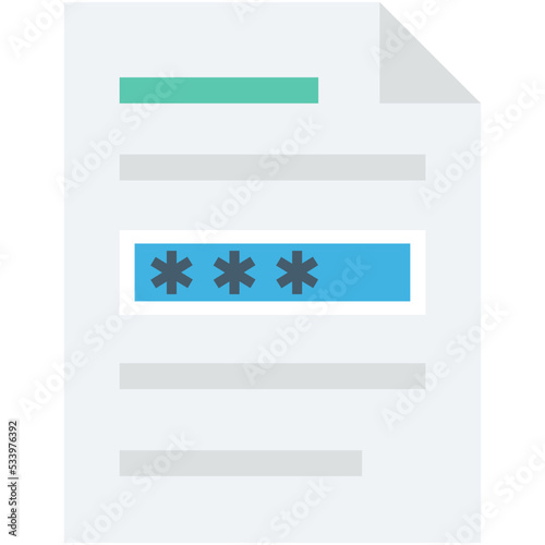 File Security Vector Icon