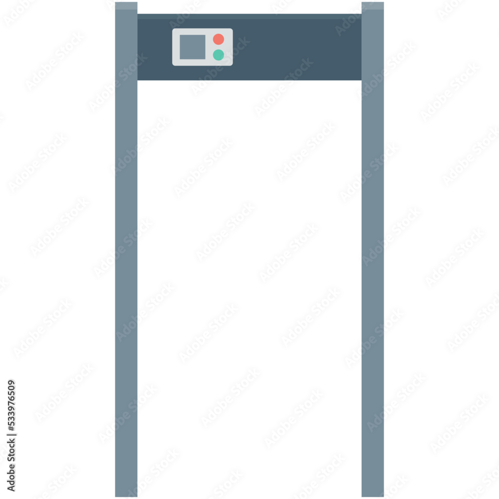 Scanner Gate Vector Icon Scanner Gate Vector Icon