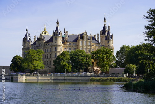 Panorama vom Schloss am Schweriner Innensee, Schwerin, Mecklenburg-Vorpommern, Deutschland ©  Egon Boemsch