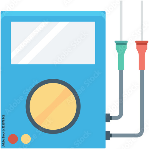 Voltmeter Vector Icon