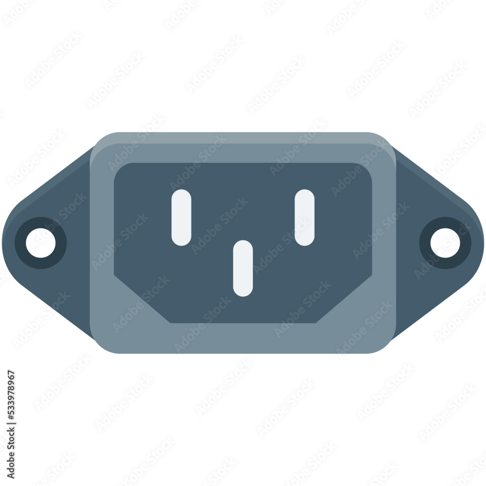Socket Vector Icon Socket Vector Icon