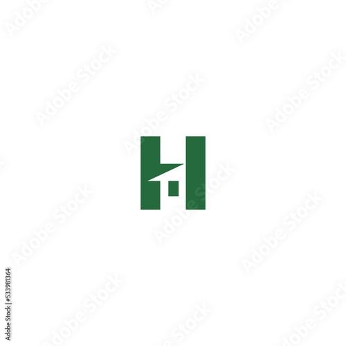 Home Logo with a combination of the letters H