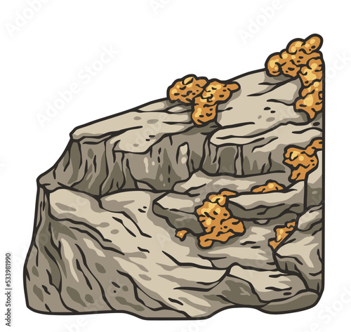 Mountains and rocks for climping and camping adventure outside design
