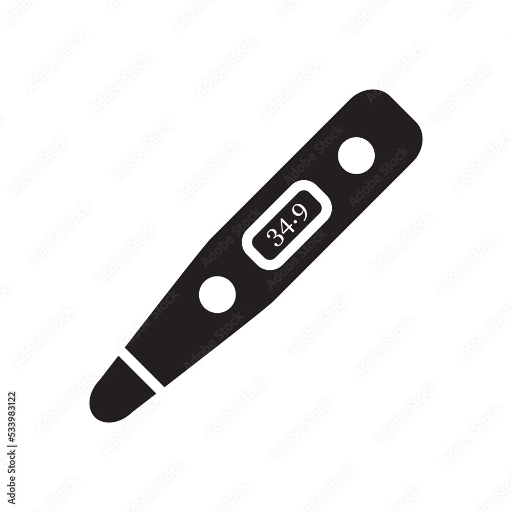 Thermometer Medical Icon Vector Illustration Thermometer Medical Icon Vector Illustration