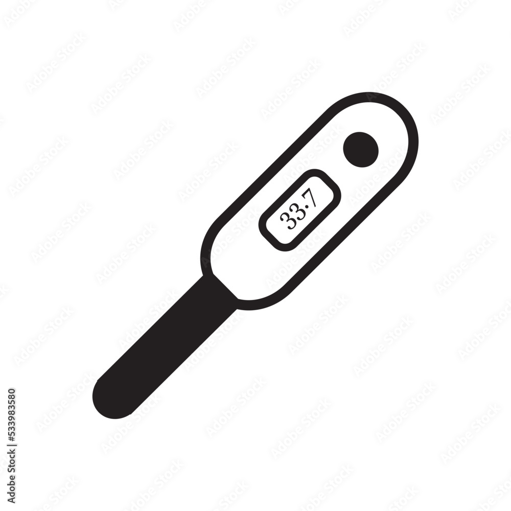 Thermometer Medical Icon Vector Illustration Thermometer Medical Icon Vector Illustration
