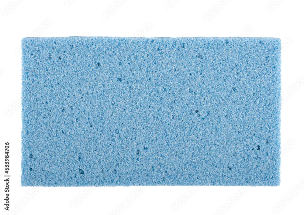 Fototapeta premium Top view of a bar of hygienic pumice on a white background.