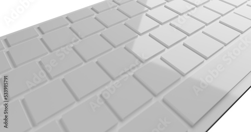computer keyboard white