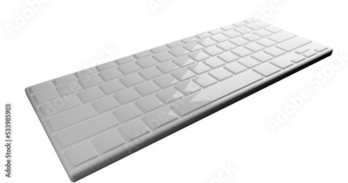 computer keyboard white