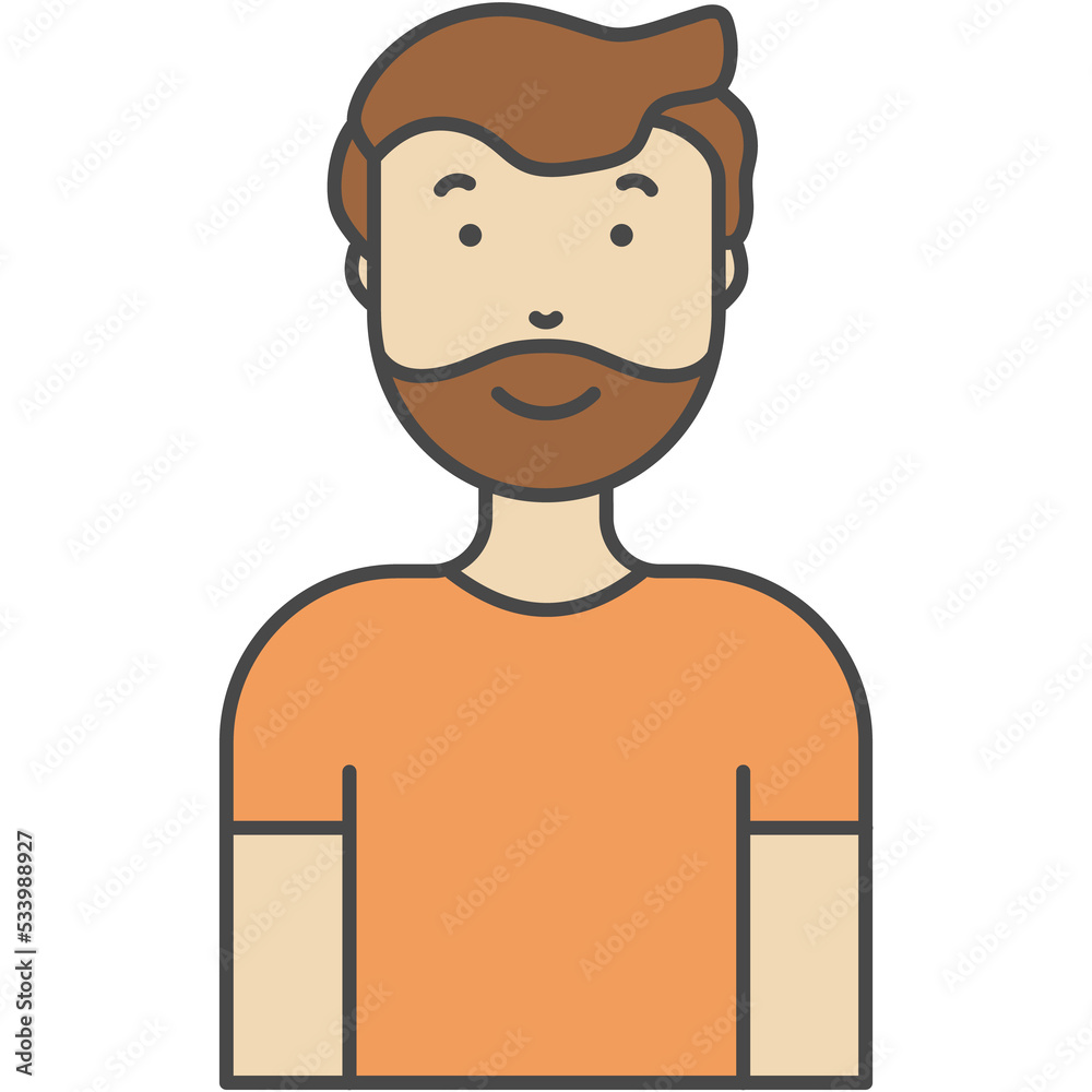 Man portrait icon business people avatar vector