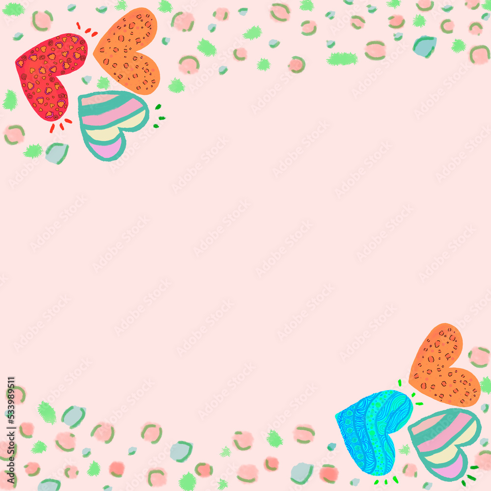 Templete Color Rosa Plantilla de color rosa Stock Illustration | Adobe Stock