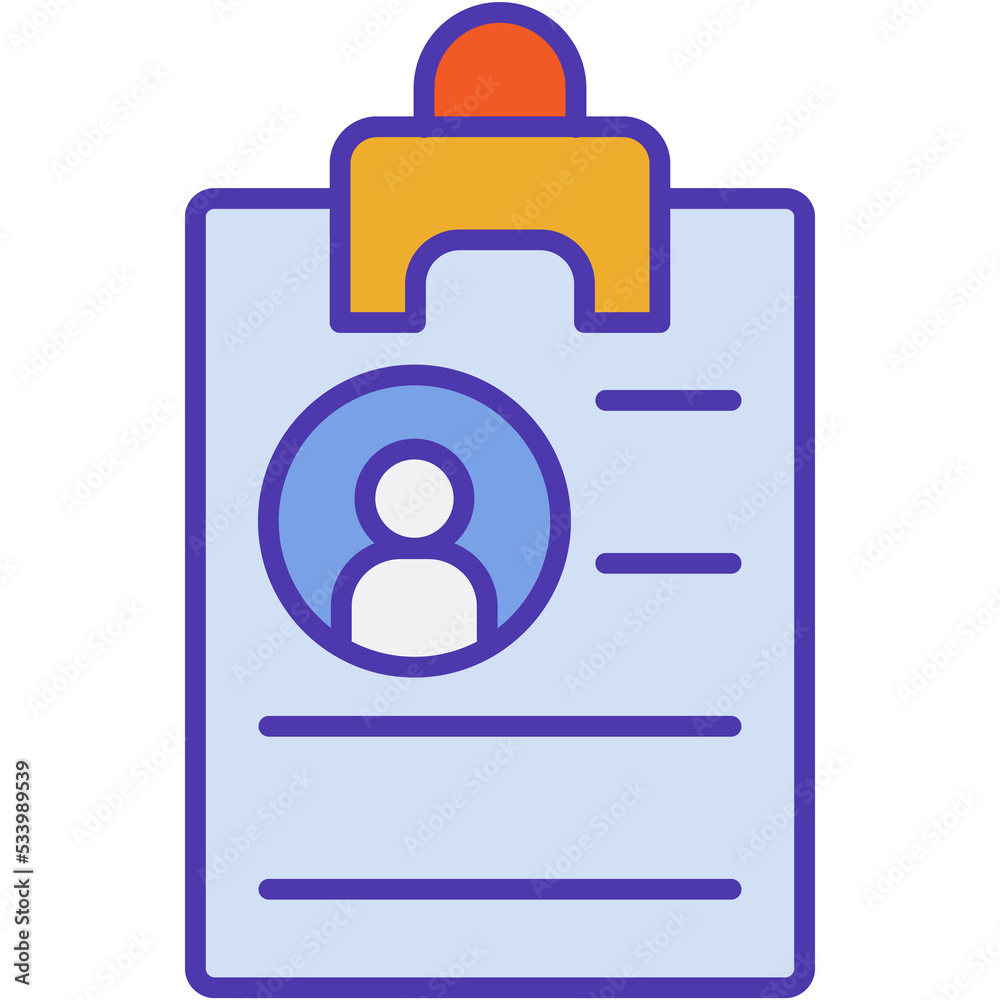 Resume icon vector document job interview form Resume icon vector document job interview form