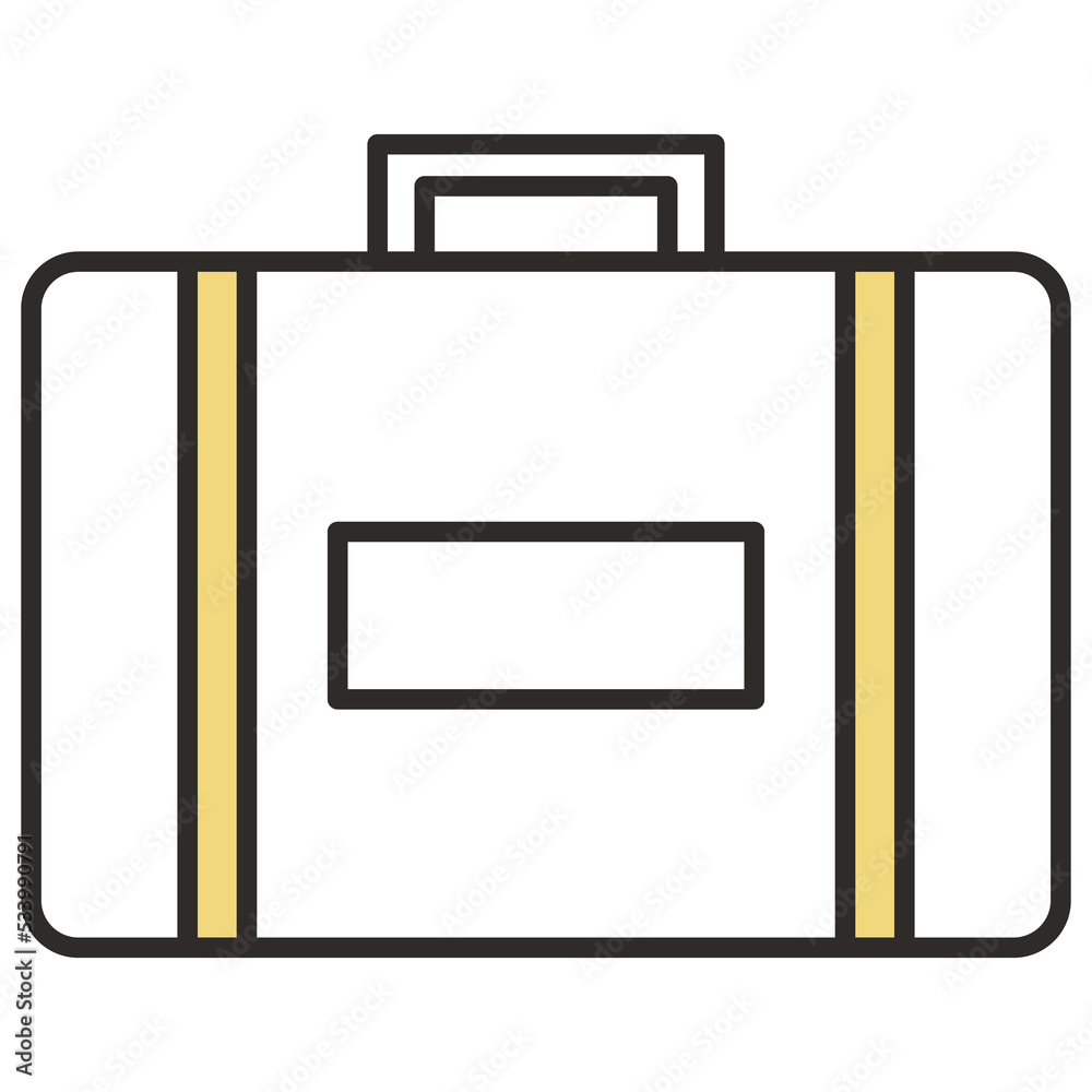 Luggage bag icon for travel and trip vector design Luggage bag icon for travel and trip vector design