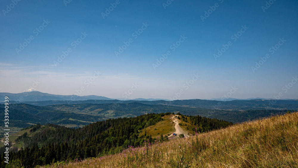 panorama of the mountains