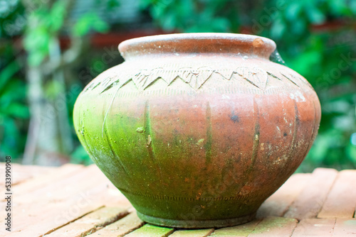 ancient clay jar