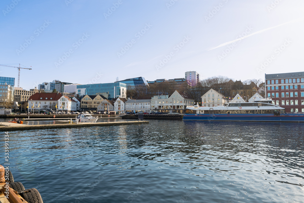 The center of Stavanger, a city in Norway, Scandinavia, Europe The center of Stavanger, a city in Norway, Scandinavia, Europe