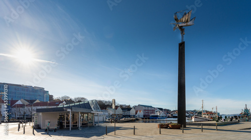 The center of Stavanger, a city in Norway, Scandinavia, Europe