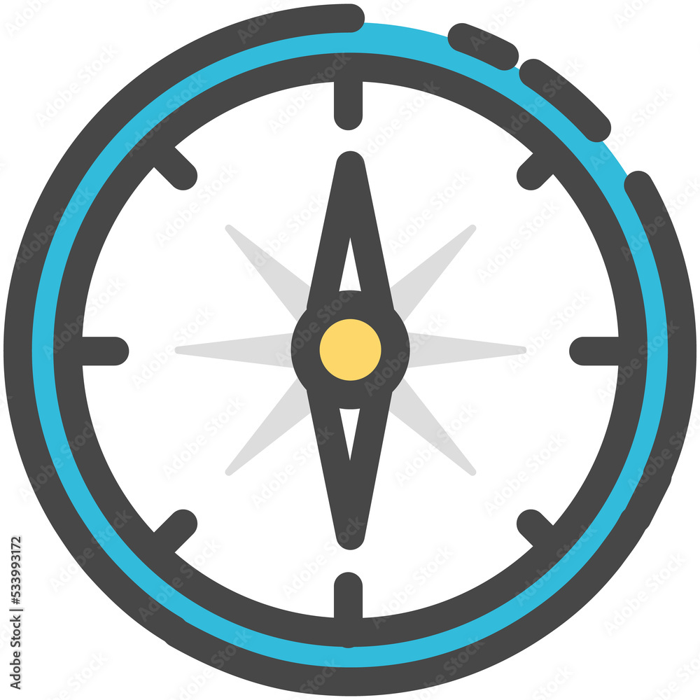 Compass icon vector traveler navigation equipment. Travel icon. Compass icon vector traveler navigation equipment. Travel icon.