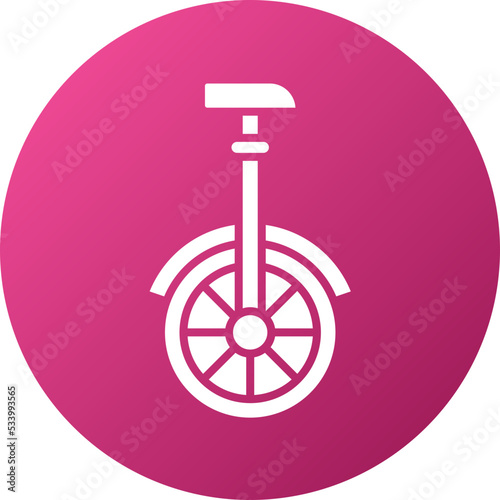 Monocycle Icon Style