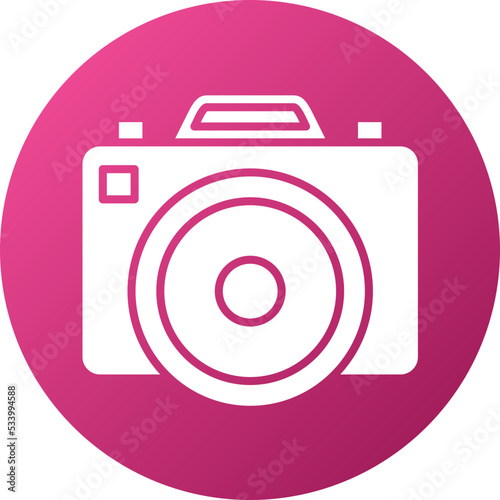 Dslr Camera Icon Style