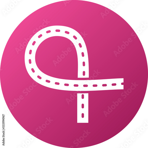 Road Ramps Icon Style