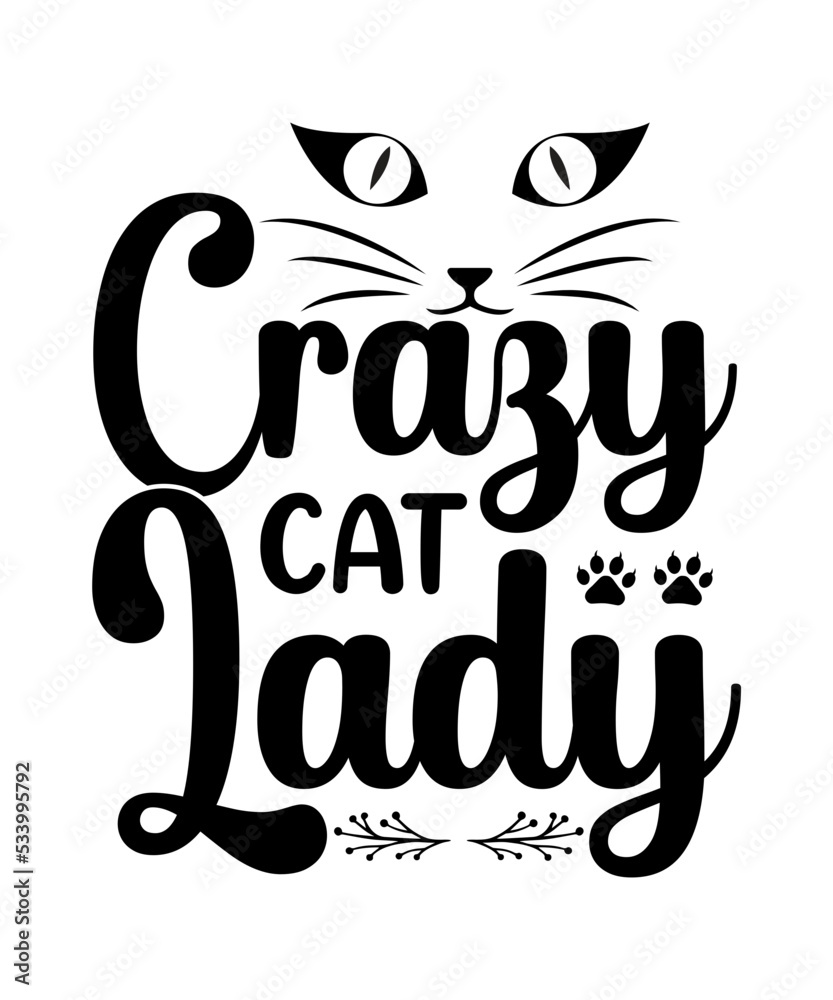 Cat Quotes Svg Bundle, Cat Mom, Mom Svg, Cat, Funny Quotes, Mom Life, Pet Svg, Cat Lover Svg