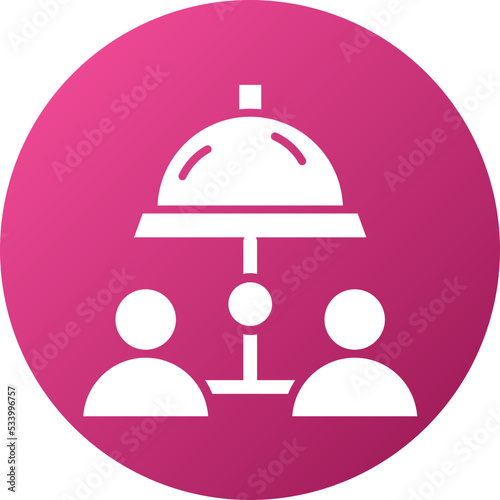 Corporate Catering Icon Style
