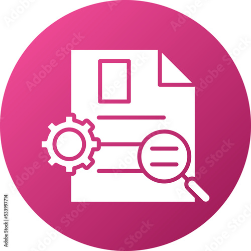 Backer Report Icon Style